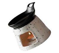 YIeDGvb Brûleur d'aromathérapie, Coffret en céramique for méditations, diffusions de parfums, aromathérapies, Chauffe-Plats(A)