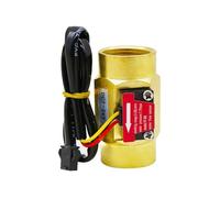 YIeDGvb Débitmètre, Capteur de débit d'eau DN20 3/4", Filetage Interne en Laiton, débitmètre 1,75 MPa, DC5~18 V