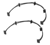 YieJoya 15 broches à 4 SATA câble d'extension d'alimentation pour disque dur HDD SSD DVD - 50cm(2 pièces
