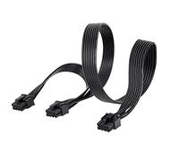 YieJoya Câble adaptateur PCI-e 8 broches vers double 8 broches (6 + 2) connecteur PCI Express Power Adapter pour EVGA Modular Power Supply Câble pour carte graphique 8 broches Splitter
