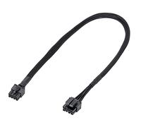 YieJoya CPU 8 broches mâle vers CPU 8 broches (4 + 4 amovibles) Fiche EPS-12 V Adaptateur secteur Câble gainé pour alimentation modulaire Corsair 62 cm