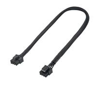 YieJoya Seasonic CPU 8Pin mâle vers CPU 8 Pin (4+4 détachable) mâle EPS-12V Motherboard Power Adapter Câble gainé pour Alimentation Seasonic