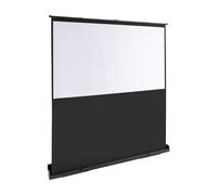 YIEMJS Écran de projection de 80 pouces, écran de sol autoportant, format 16:9, 203 cm de diagonale, gain 1,2 et angle de vision de 160°, pas de montage, portable (9,5 kg), idéal pour le home cinéma