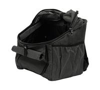 YIEMJS Panier de vélo pour chien - Panier de vélo pour chien avec housse de pluie et filet, 7,5 kg - 4 en 1 : boîte de transport pour chien pour vélo, voiture, sac à dos, taille 32 x 29 x 39 cm, 1,71