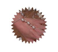 Yienate Bracelet Perlé Boho À Maillons Larges En Perles Bracelet Esclave Bracelet Argenté À Maillons En Perles Bracelet Harnais Bijoux Cadeaux Pour Femmes Filles