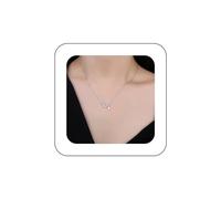 Yienate Collier ras du cou bohème doré vintage avec pendentif en forme de lune et étoile - Collier minimaliste avec strass et croissant de lune - Bijoux quotidiens pour femmes et filles, Zinc