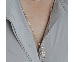 Yienate Collier tendance avec pendentif Vierge Marie Accessoires religieux Bijoux pour femmes et filles