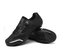 YIENHUI Chaussures De Cyclisme pour Hommes Et Femmes, Chaussures De VTT À Lacets Rotatifs, Baskets De Vélo Antidérapantes pour Le Spin, Chaussures De Sport Unisexes-Black||Numeric_43