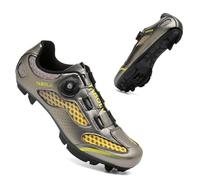 YIENHUI Chaussures De Cyclisme pour Hommes Et Femmes Chaussures De VTT Baskets De Spin pour L'intérieur Et L'extérieur Chaussures De Vélo De Montagne Respirantes Et Antidérapantes-Gray||Numeric_44