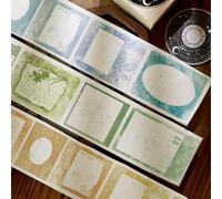 YiEr Vol13 Ensemble de bordures en papier Washi Taiwan en PET autocollants, design original, pour fournitures de scrapbooking, fournitures de journal indésirable