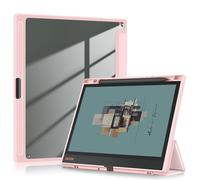 Yiernuo Coque pour Onyx Boox Note Air4 C /Air3 C/Air 3 B/W 10,3 Pouces ePaper Tablet,Etui Housse de Protection Folio Translucide avec Fonction Support et Veille/Réveil Automatique,Rose