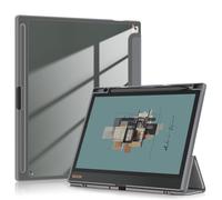 Yiernuo Coque pour Onyx Boox Note Air4 C /Air3 C/Air 3 B/W 10,3 Pouces ePaper Tablet,Etui Housse de Protection Folio Translucide avec Fonction Support et Veille/Réveil Automatique,Gris