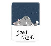 Yiernuo Coque pour Pocketbook Verse PB629 /Verse Pro PB634 6 Pouces e-Book Reader,Etui Housse de Folio avec Veille/Réveil Automatique,Chat Paresseux