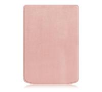 Yiernuo Coque pour Pocketbook Verse PB629 /Verse Pro PB634 6 Pouces e-Book Reader,Etui Housse de Folio avec Veille/Réveil Automatique,Oro Rosa