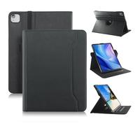 Yiernuo Coque pour Tablette iPad Pro 13 Pouces M4 2024,iPad Air 13 M2 2024 Rotatif à 360 °avec Fonction Support Compatible iPad Pro 12.9 Pouces 6th/5th /4th/3rd Gen,Noir