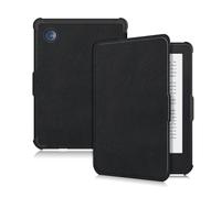 Yiernuo Coque pour Tolino Shine Color/Shine 5(2024)/Shine 4(2022) & Kobo Clara Colour/Clara BW(2024)/Clara 2E(2022) eReader,Etui Housse de Folio avec Veille/Réveil Automatique,Noir
