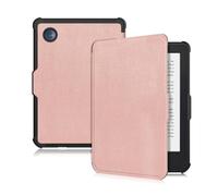 Yiernuo Coque pour Tolino Shine Color/Shine 5(2024)/Shine 4(2022) & Kobo Clara Colour/Clara BW(2024)/Clara 2E(2022) eReader,Etui Housse de Folio avec Veille/Réveil Automatique,Or Rose