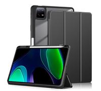 Yiernuo Coque pour Xiaomi Mi Pad 6/Mi Pad 6 Pro 11 Pouces Tablette,Etui Housse de Protection Folio Translucide avec Fonction Support et Veille/Réveil Automatique,Noir