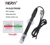 Yieryi Ph sonde de remplacement Aquarium hydroponique laboratoire électrode Ph mètre Test potentiel BNC Q9 connecteur 1.2/3M fil sonde Sonde 3 M
