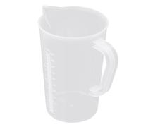 Yiesvsov 1/2/3/5L Pichet Mesureur Avec Sans Couvercle Plastique Transparent Carafe À Boisson Pour Eau Froide Thé Glacé Jus Bière Transparent A Taille unique
