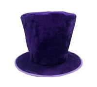 Yiesvsov Accessoires Costume Dhalloween Chapeaux Pointus Magicien Chapeau Pointu Pour Fête Club Nuit Funky Pour Hommes Et Femmes Chapeau Pointu Pour Femmes Chapeaux Type velours violet Taille unique