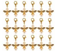 YIEUR Lot de 40 pendentifs en forme d'ange gardien, en métal, pour mariage, baptême, Noël, communion, confirmation, cadeau pour invités, ange gardien, anniversaire, faits à la main, 42mm, Zinc