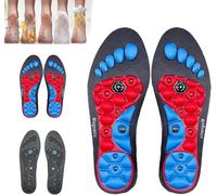 Yiexson Semelles d'acupression magnétiques pour homme et femme, soulage les pieds douloureux, semelles orthopédiques