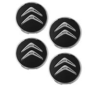 YIFANFENGSHUN 4 Pièces Cache Moyeux pour Citroen C4 II Picasso 2013-2016, Enjoliveur Centre Roue Antirouille Jante Centre Roue Centrale Décoration Moyeu Accessoires de Voiture,60mm