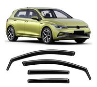 YIFANFENGSHUN 4 Pièces Déflecteurs de Pluie Voiture pour Golf MK7 / MK8 Hatchback 5 Door 2014-2024, Pluie Déflecteurs de Fenêtre Latérale Deflecteur Vitre Voitur Accessoires Extérieurs