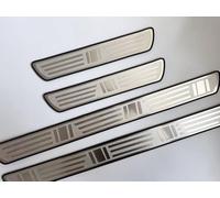 YIFANFENGSHUN 4Pcs Bandes pour Seuils de Voiture pour Fiat Panda III City Cross 2017-, Threshold Bar Protection Autocollant Anti-Rayures Anti-Dirty Plinthes Pédale,B
