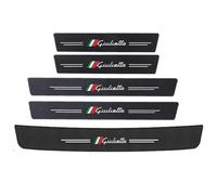 YIFANFENGSHUN 5 PièCes Protection Seuil De Porte De Voiture pour Alfa Romeo 4C 2017-2019, Plaques De Protection De Seuil De Porte De Fibre De Carbone Plinthes