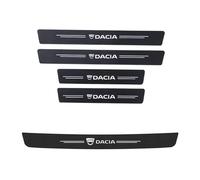 YIFANFENGSHUN 5 PièCes Protection Seuil De Porte De Voiture pour Dacia Sandero II Stepway 2012-2016, Plaques De Protection De Seuil De Porte De Fibre De Carbone Plinthes