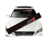YIFANFENGSHUN Autocollant de Pare-Brise Bande de Pare-Soleil Avant de Voiture pour Mazda MX-5 2015-2023, Autocollants Réfléchissants de Tuning Autocollants Vinyle