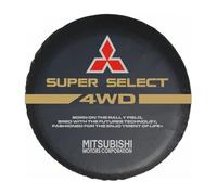 YIFANFENGSHUN Housse Roue Secours de Voiture pour Mitsubishi Colt Ⅶ 2023-, Housses de Pneus Antipoussière Imperméable Housse Pneu Rechange Accessoires Extérieurs,16inch