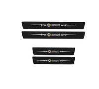 YIFANFENGSUN 4 Pièces Protection Seuil de Porte de Voiture pour Smart EQ fortwo Cabrio (A453) 2020-, Fibre Carbone Plinthes Autocollant Autocollant Résistant Aux Rayures Accessoires Décoration
