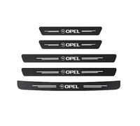 YIFANFENGSUN 5 Pièces Protection Seuil de Porte de Voiture pour Opel Zafira Life S 2019-2025, Fibre Carbone Plinthes Autocollant Autocollant Résistant Aux Rayures Accessoires Décoration