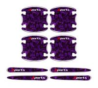 YIFANFENGSUN 8 Pièces Autocollants Protection Poignée Porte Voiture pour BMW X5 4 (IV) G05 I 2018-2023,Imperméable et Résistant Aux Rayures Film Protection Peinture,E