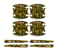 YIFANFENGSUN 8 Pièces Autocollants Protection Poignée Porte Voiture pour Citroen C1 C2 C3 C4 C5 C6 C8 C4L Picasso,Imperméable et Résistant Aux Rayures Film Protection Peinture,B