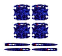 YIFANFENGSUN 8 Pièces Autocollants Protection Poignée Porte Voiture pour Citroen C4 I Grand Picasso 2010-2013,Imperméable et Résistant Aux Rayures Film Protection Peinture,C