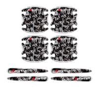 YIFANFENGSUN 8 Pièces Autocollants Protection Poignée Porte Voiture pour Toyota Prius IV (XW50) 2017-2022,Imperméable et Résistant Aux Rayures Film Protection Peinture,F