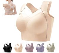 Yifare Invisible Lift Bra, Antisagging Breast Full Coverage Bra, Yifare Push-up Seamless Bras for Women (Skin,5TG)
