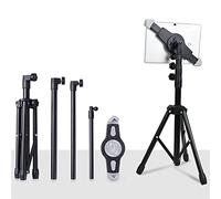 YIFEI2013-SHOP Support de Tablette Debout au Sol, Support de trépied de Tablette réglable en Hauteur, Support Universel de Tablette de Tablette Pliable for la Plupart des Smartphones et tablettes