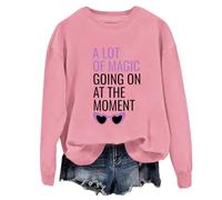 Yifinomi Sweat à capuche « A Lot of Magic Going On at The Moment », « A lot of Magic Going On at The Moment », rose, XXL