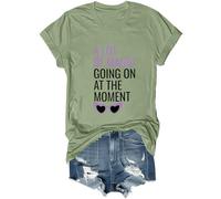 Yifinomi T-shirt à col en V « A Lot of Magic Going On at The Moment », Vert, XL