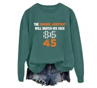 Yifinomi The Orange Jumpsuit Will Match His Face 86 45 Sweatshirt 86-45 Hoodie Retro 86 45 Shirt, Vert, S