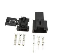 Yige Store Connecteur de boîtier en plastique automobile, 1 à 20 jeux de 3 broches, avec fils, prise de câble de câblage automobile Fit Compatible Pu;ge/ot et citroën 98821 - 1031(Male Female set,1Set