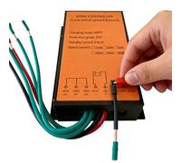 YIGECHENXIN 12v, Contrôleur de Charge MPPT 5000W 12V 24V Auto 48V à Basse Vitesse du Vent Régulateur d'énergie éolienne Contrôleur Hybride éolien-Solaire (Jaune)