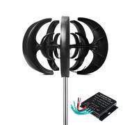 YIGECHENXIN 12v, Générateur d'éolienne 18000W 12V 24V 48V 220V avec contrôleur de Charge, générateur éolien AC triphasé pour systèmes de Production d'énergie éolienne et Solaire