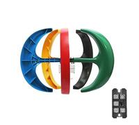 YIGECHENXIN 220v, Kit de générateur d'éolienne Verticale à énergie Nouvelle 220V, 2500W, 5 pales, Faible Bruit, éolienne en Forme de Lanterne, générateur 12V 24V 48V, adapté aux systèmes éoliens