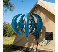 YIGECHENXIN 24v, Turbine Éolienne à Axe Vertical Domestique 3600W Générateur d'Énergie Alternative 12V 24V 48V 220V AC avec Contrôleur Adapté pour Cours/Rues